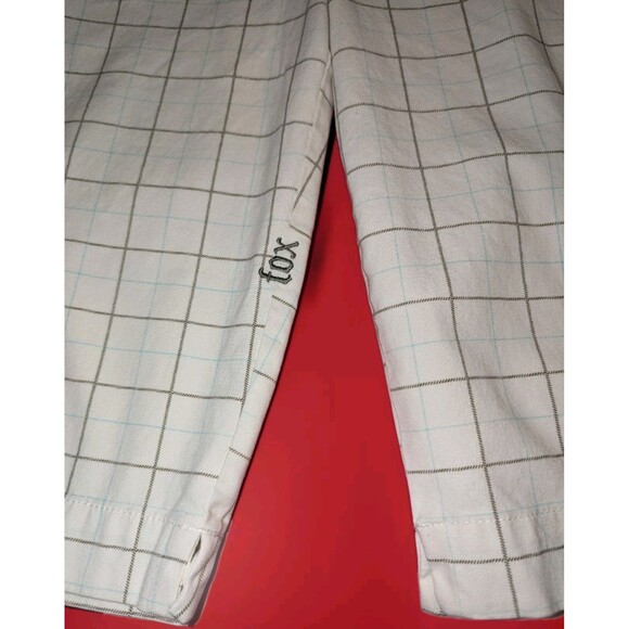 Fox Girls Bermuda Striped White Shorts Size 11 - Picture 3 of 7